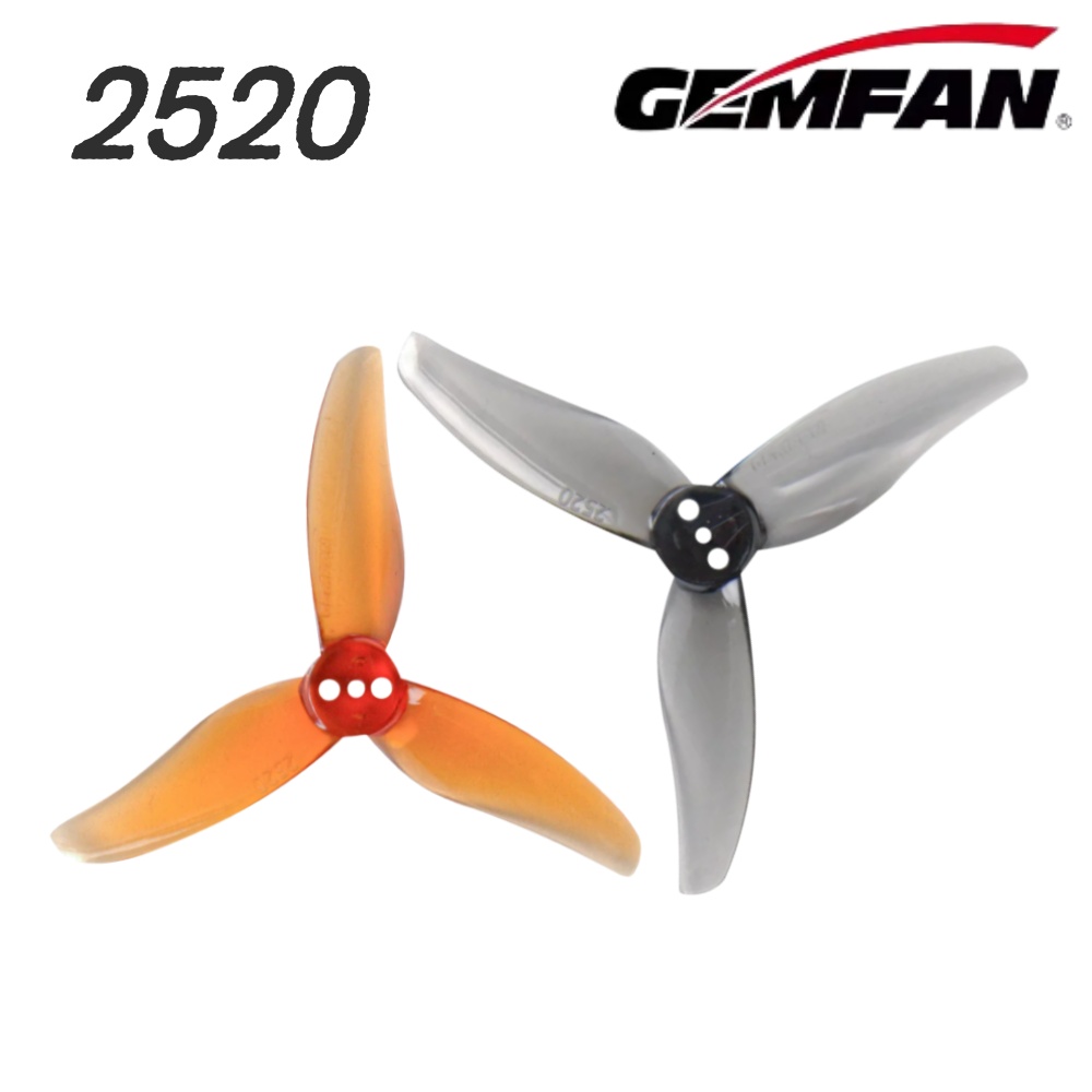 Drone Racing Propeller - 4쌍의 Gemfan 허리케인 2520 2.5X2X3 3-블레이드