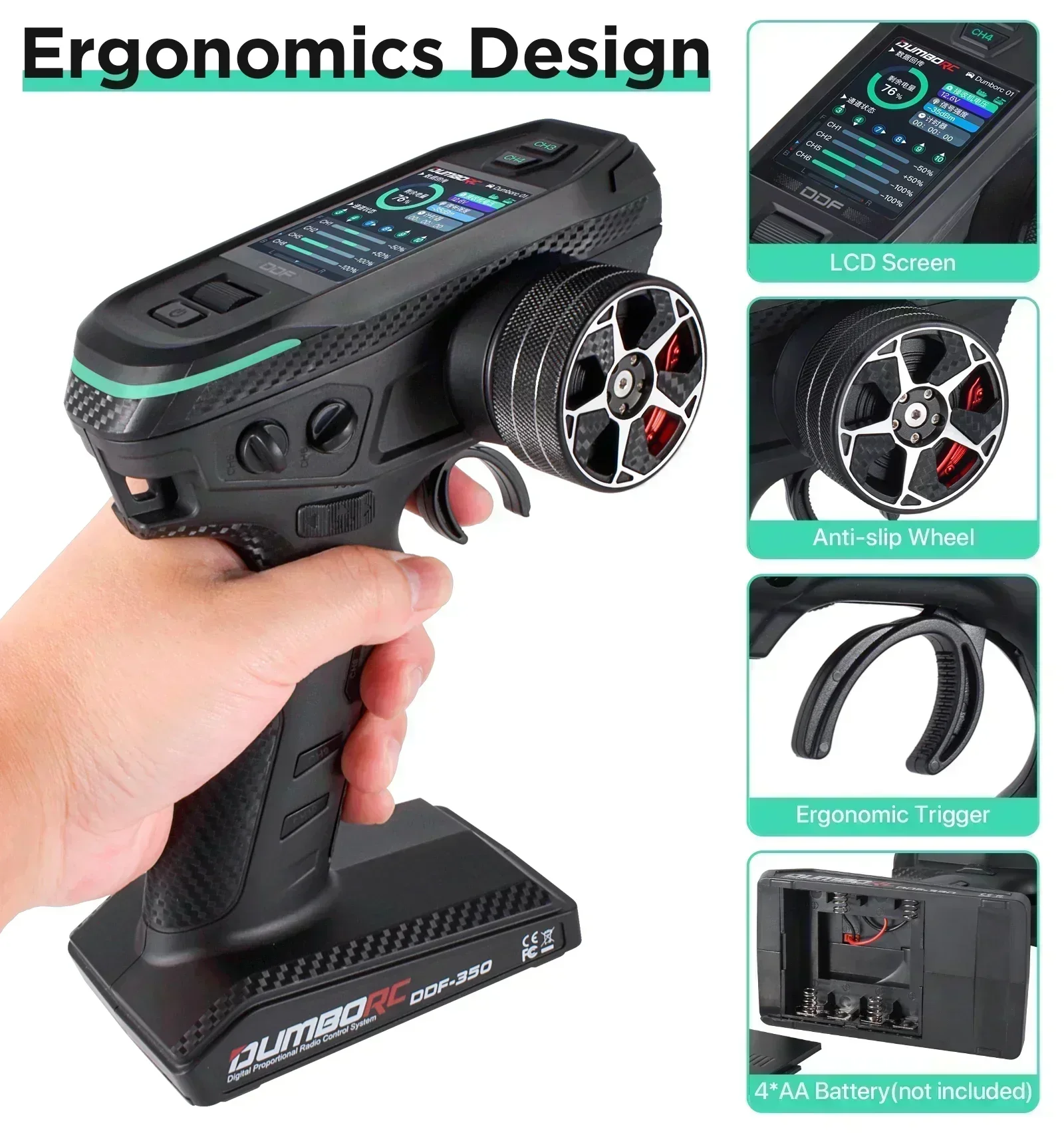 DUMBORC DDF-350 10CH RC 원격 컨트롤 - Drone Racing Receiver 리뷰 및 가격